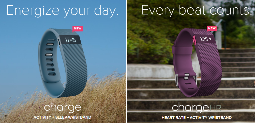 Fitbit Charge and Charge HR