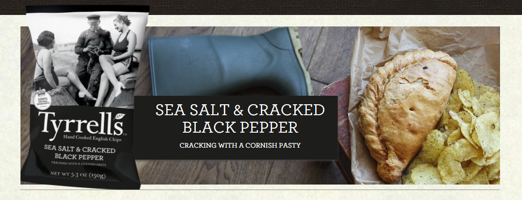 #TyrrellsFirstBite SEA SALT & CRACKED BLACK PEPPER