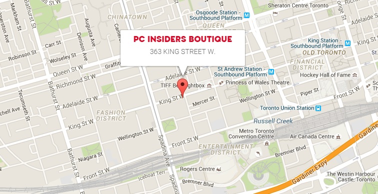 #PCInsidersCollection #PCInsidersBoutique DoTheDaniel.com map