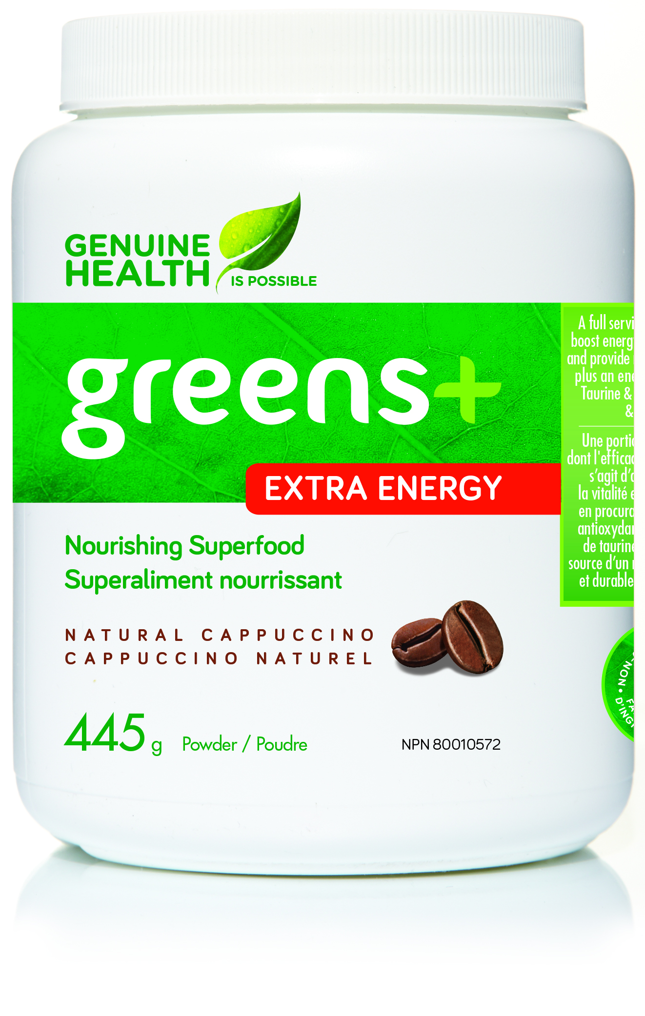 greens+ Extra Energy - Cappuccino