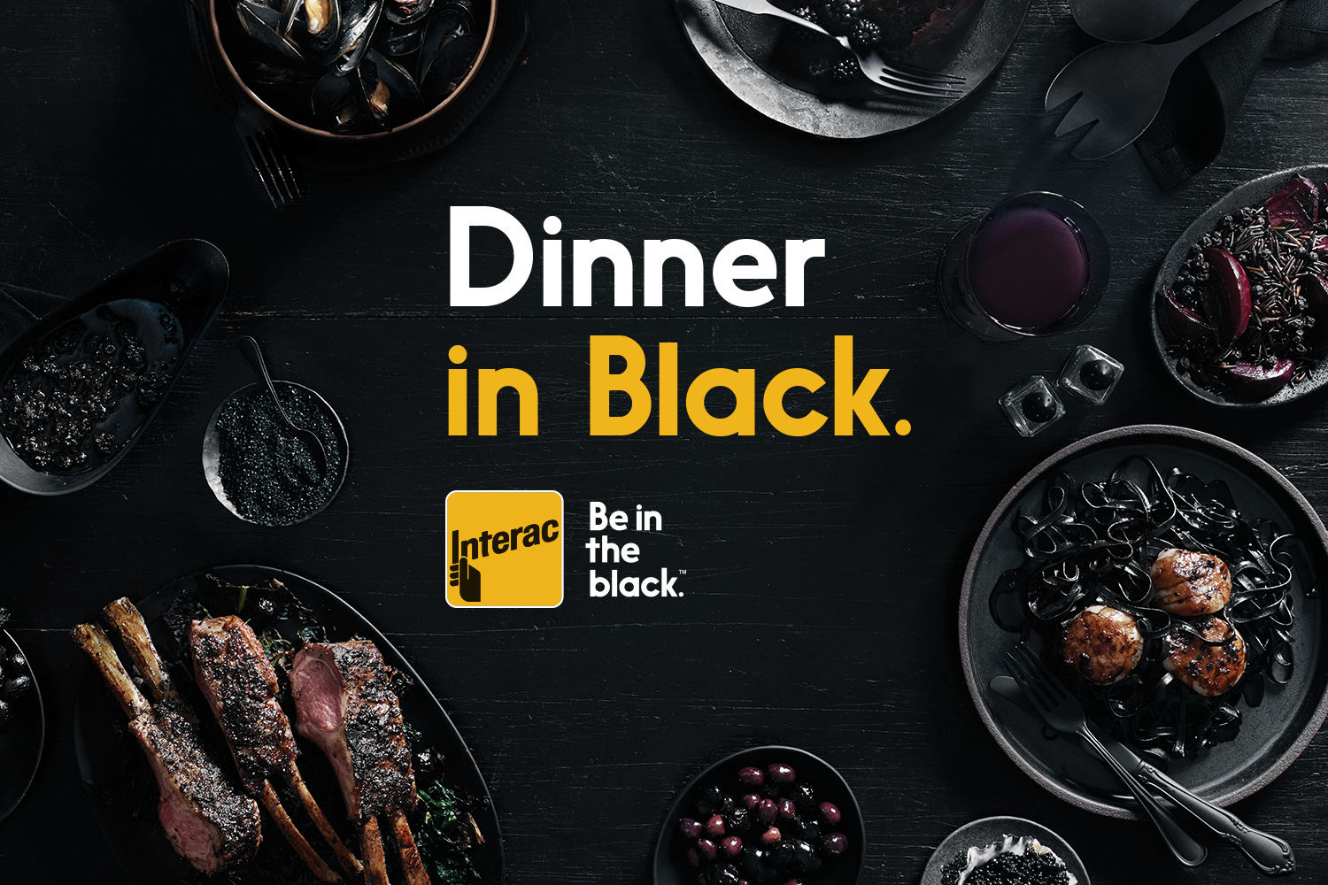 Interac-Dinner in Black
