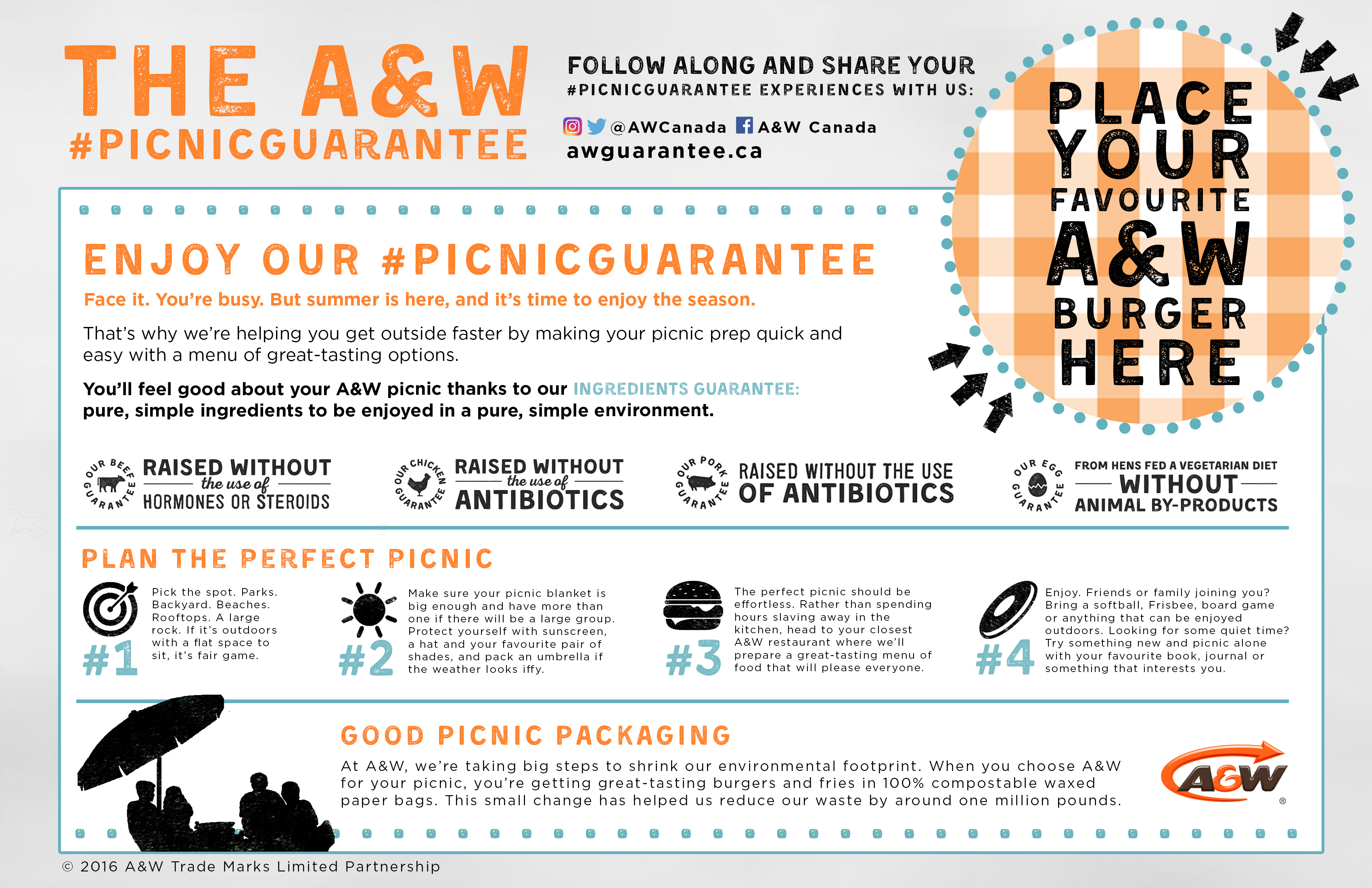 #PicnicGuarantee A&W Canada DoTheDaniel.com